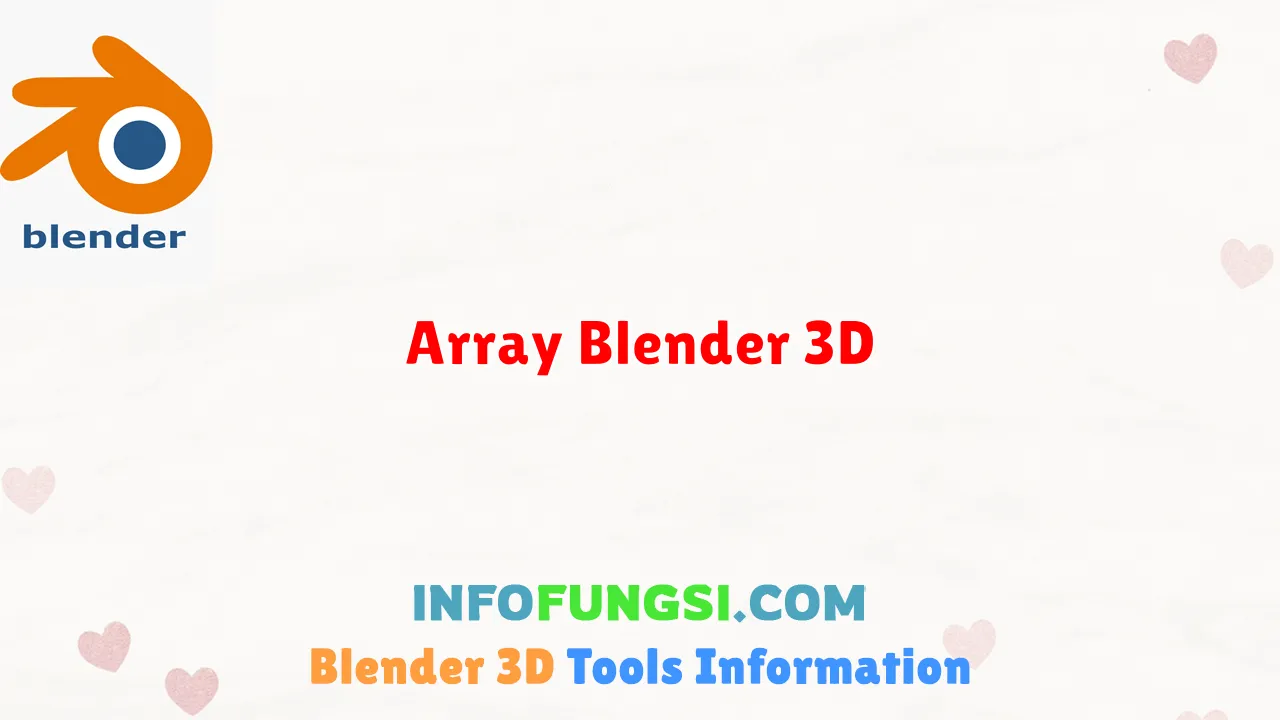 Array Blender 3D