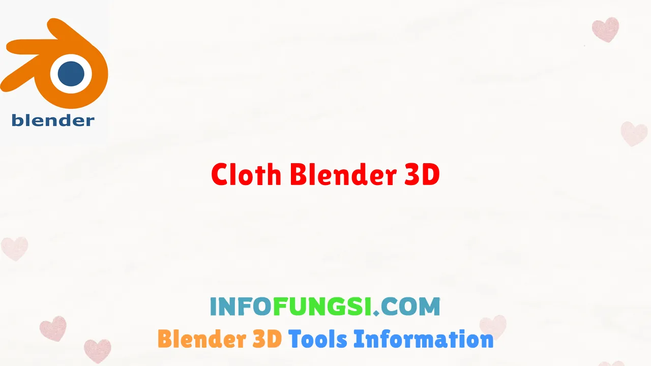 Cloth Blender 3D