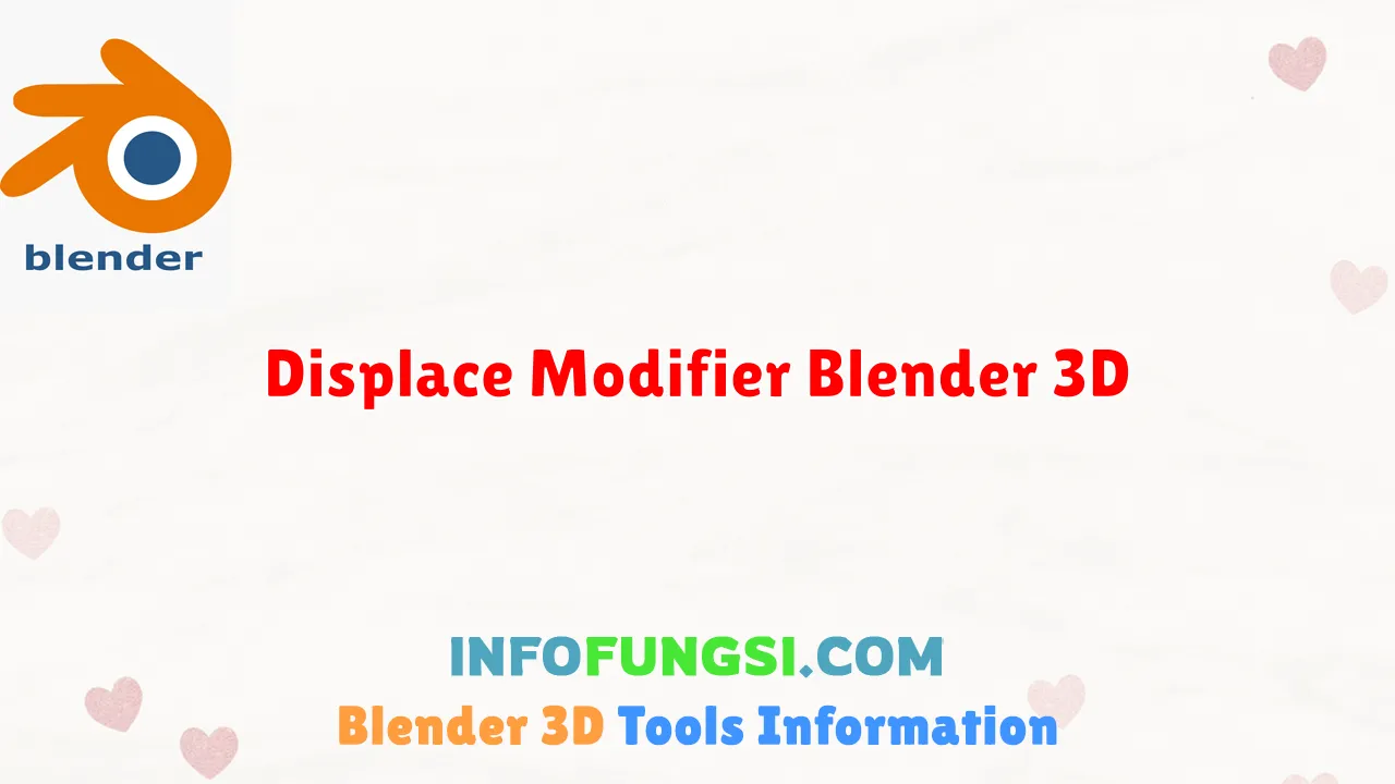 Displace Modifier Blender 3D