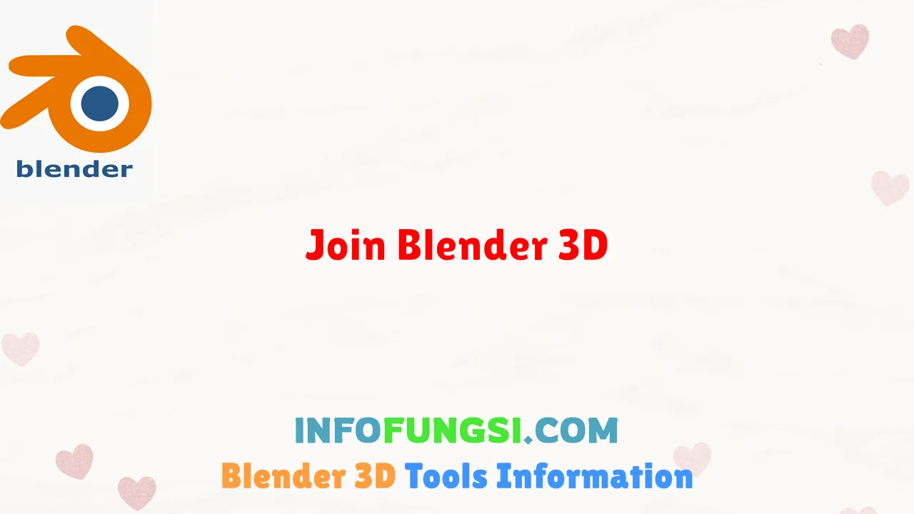 Join Blender 3D