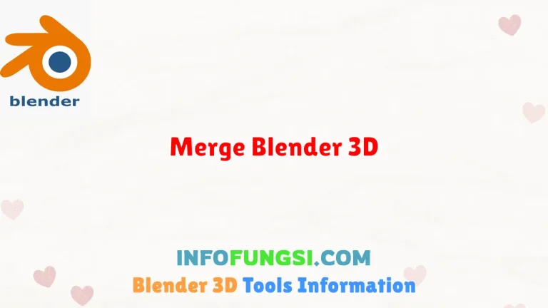 Merge Blender 3D