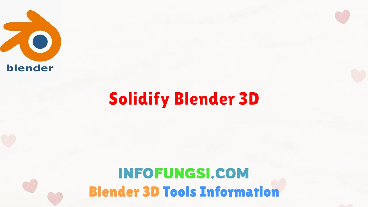 Solidify Blender 3D