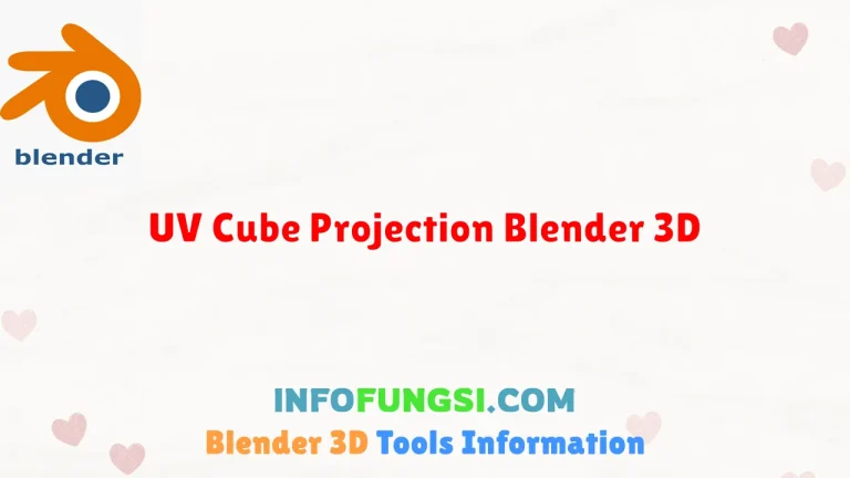 UV Cube Projection Blender 3D