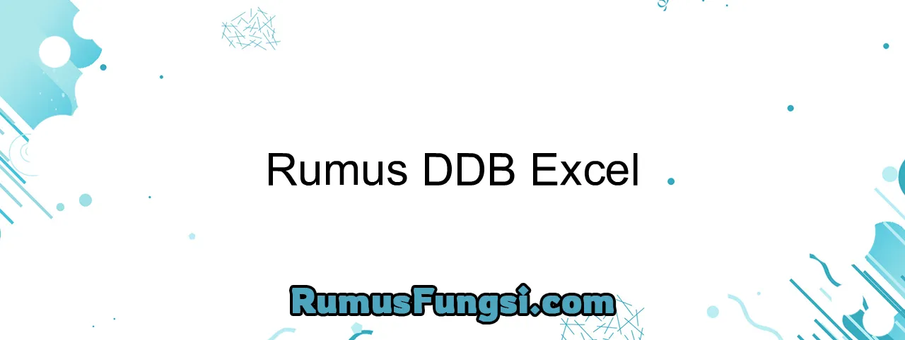 Rumus DDB Excel