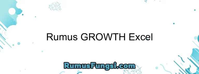 Rumus GROWTH Excel